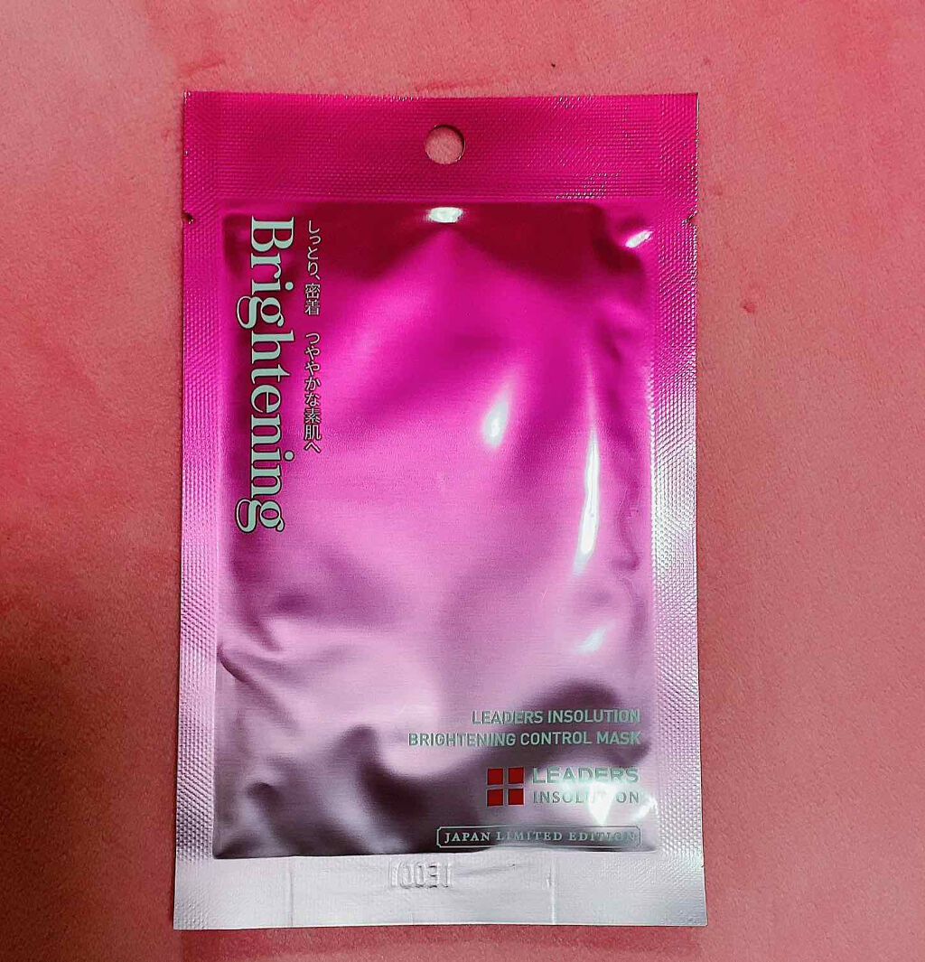 ブライトニング コントロール マスク 1枚入り/LEADERS/シートマスク・パックを使ったクチコミ（1枚目）