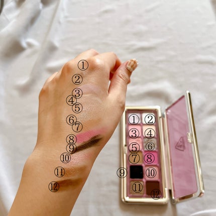 3CE ニューテイク アイシャドウパレット/3CE/アイシャドウパレットを使ったクチコミ(6枚目)