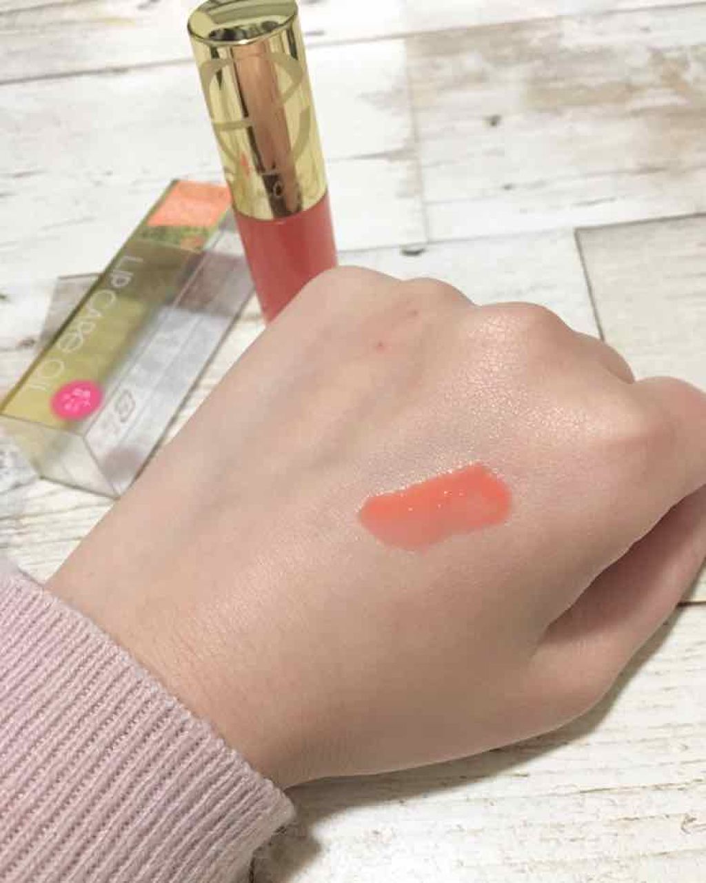 リップケアオイル/excel/リップグロスを使ったクチコミ(1枚目)