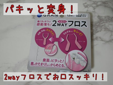 ピュオーラGRAN 2WAYフロス/ピュオーラ/デンタルフロス・歯間ブラシを使ったクチコミ(1枚目)
