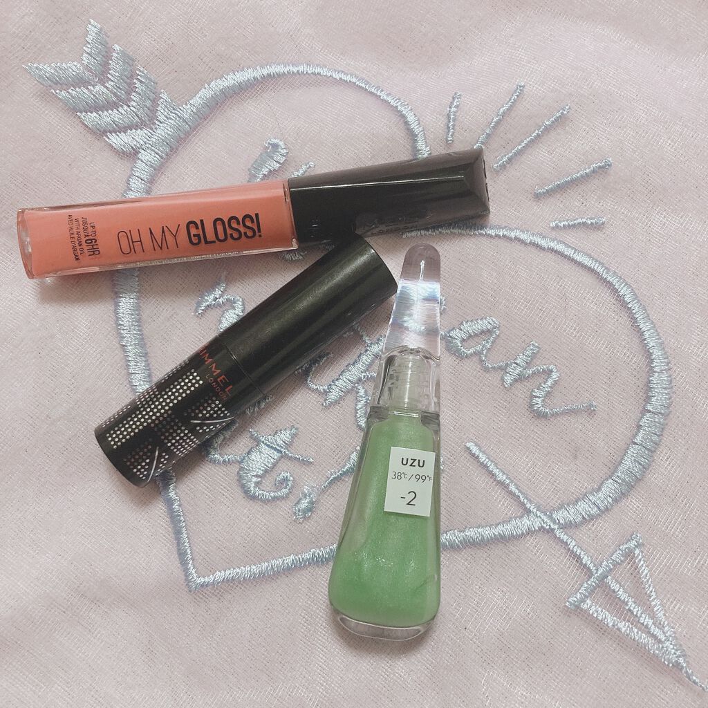 オーマイグロス 002 ピンクベージュ/リンメル ロンドン/リップグロスを使ったクチコミ（1枚目）