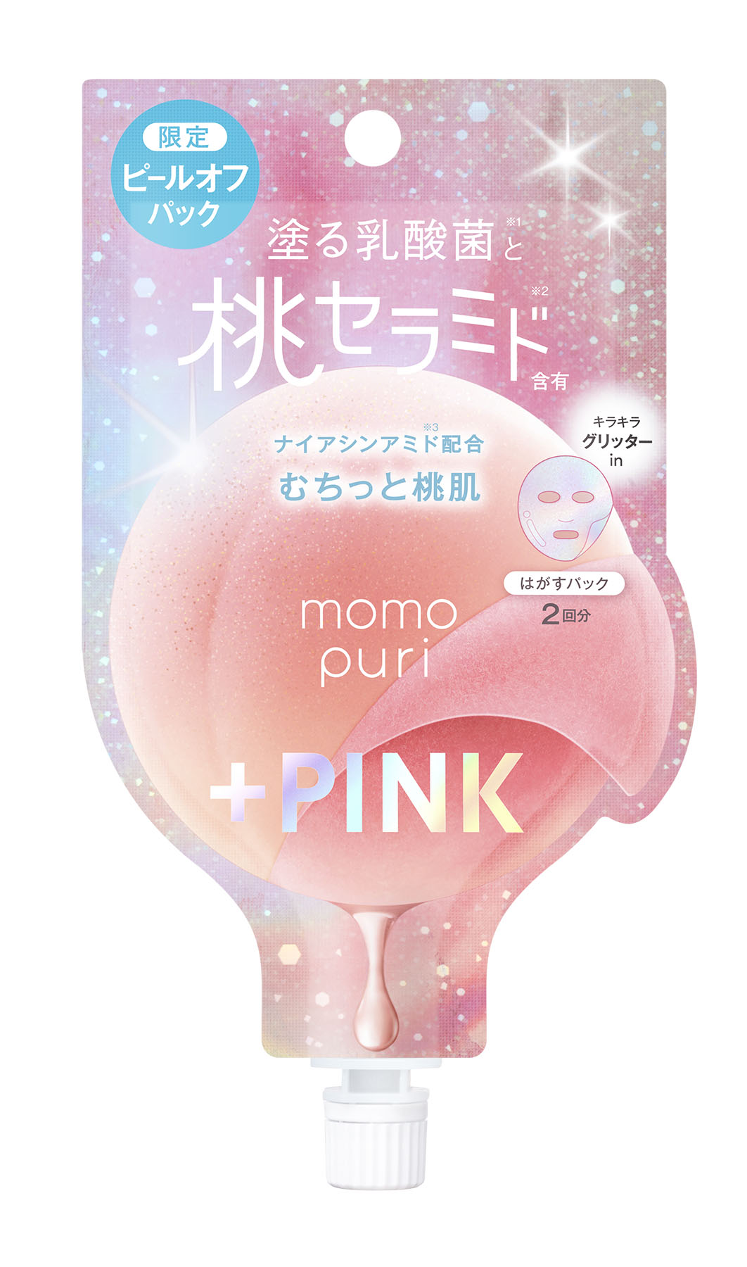 フレッシュピールオフパック プラスピンク / ももぷり