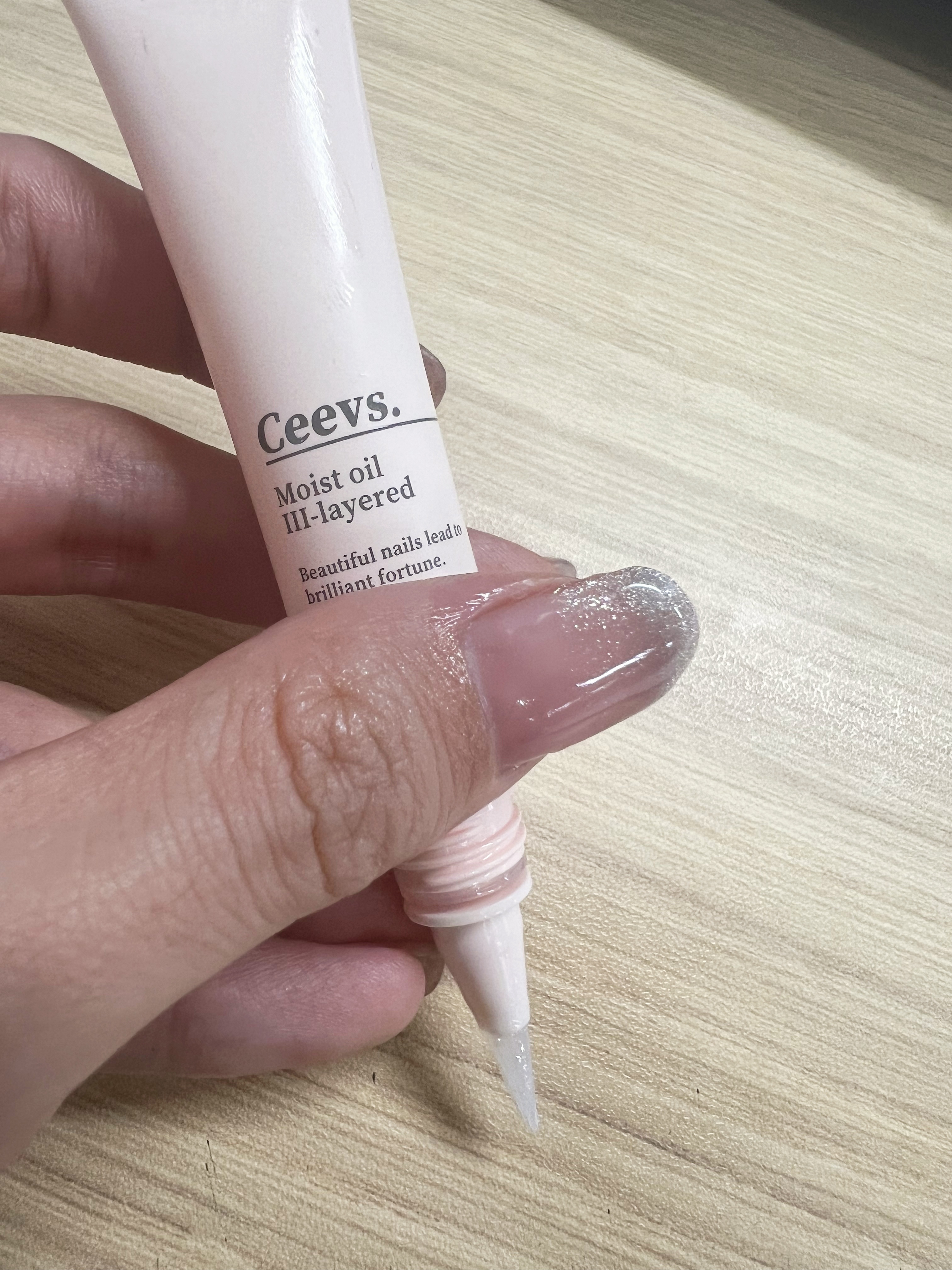 ネイルオイル Ⅲ-layerd/Ceevs./ネイルオイル・トリートメントを使ったクチコミ（1枚目）