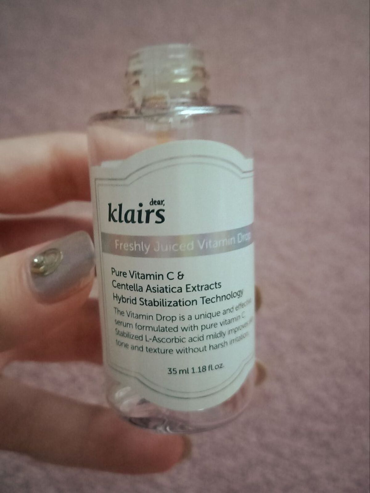 フレッシュリージュースドビタミンドロップ(35ml)/Klairs/美容液を使ったクチコミ（1枚目）