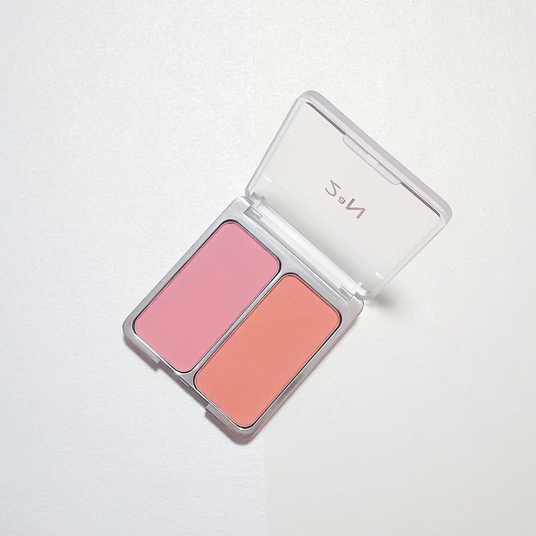 デュアルチーク 【旧】04 ホットリビングコーラル/2aN/パウダーチークを使ったクチコミ（1枚目）