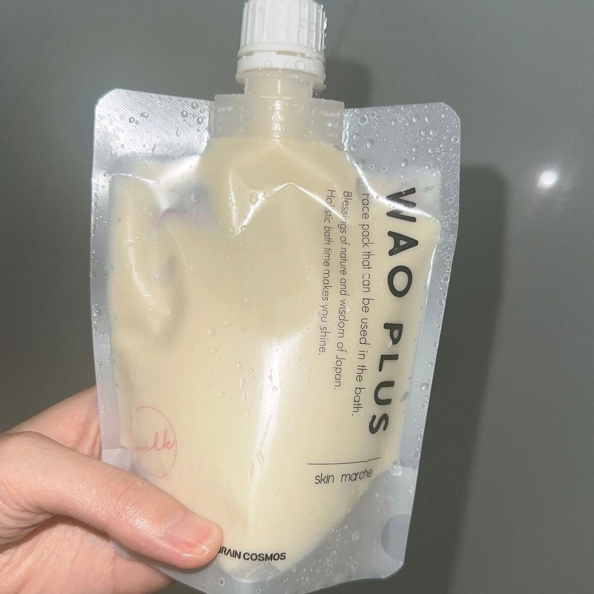 skinmarche WAOPLUS プラントベースミルクブースターマスク/ブレーンコスモス/洗い流すパック・マスクを使ったクチコミ(2枚目)