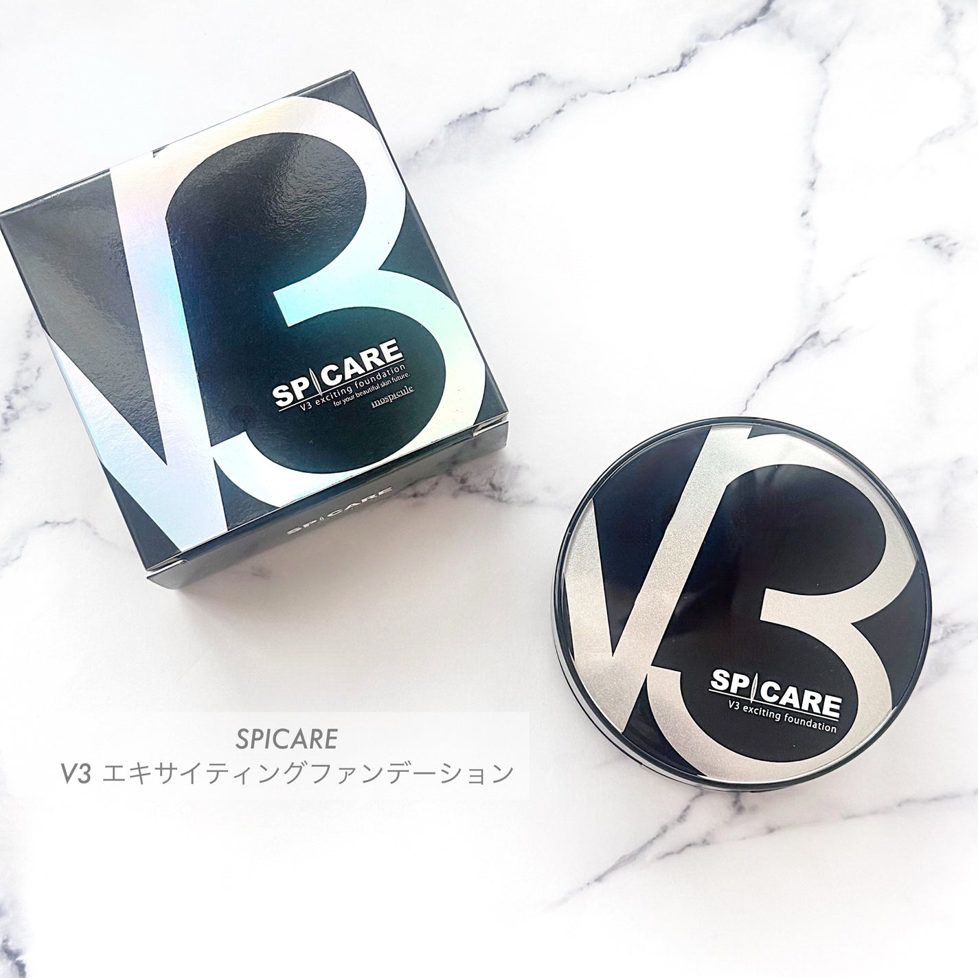 V3 エキサイティングファンデーション/SPICARE/クッションファンデーションを使ったクチコミ(1枚目)