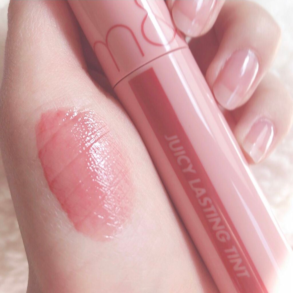 ジューシーラスティングティント/rom&nd/リップティントを使ったクチコミ(2枚目)