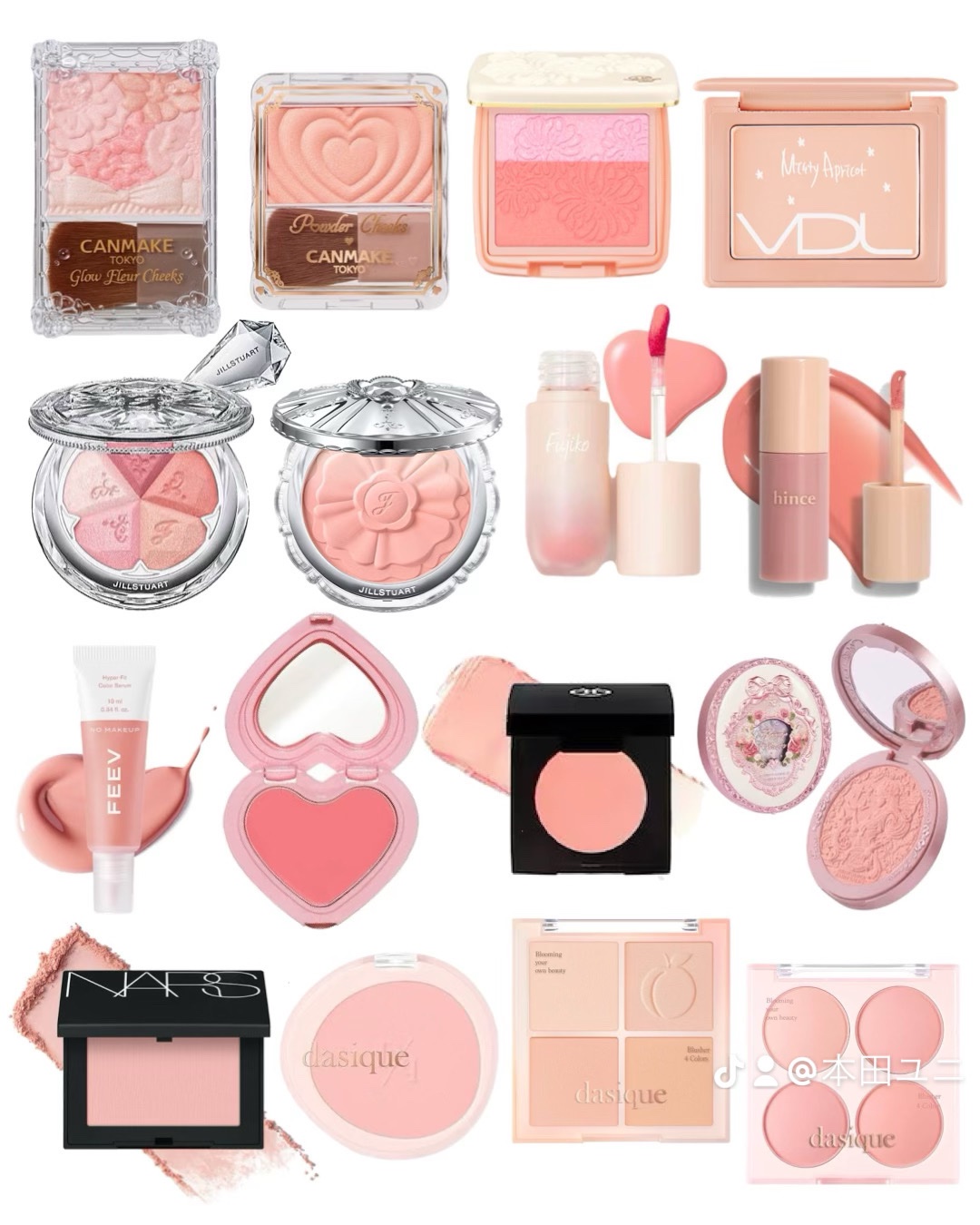 ジルスチュアート ブルーム ミックスブラッシュ コンパクト 30 camellia organdy/JILL STUART/パウダーチークを使ったクチコミ（1枚目）