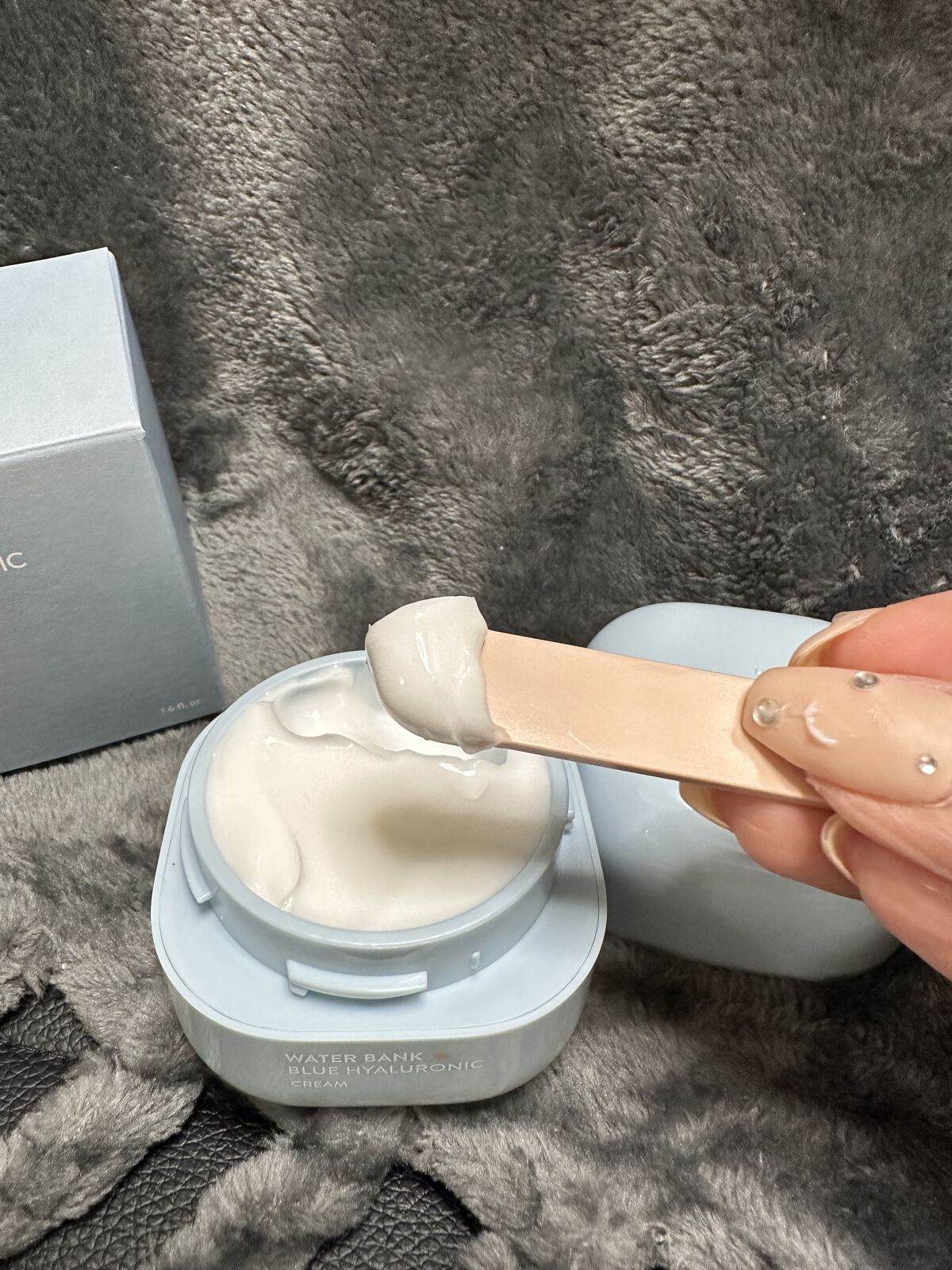 ウォーターバンク クリーム (乾燥肌用)/LANEIGE/フェイスクリームを使ったクチコミ（3枚目）