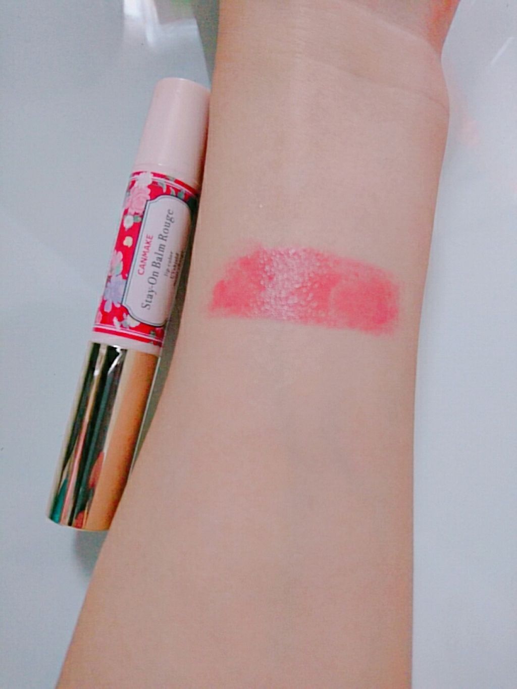 ステイオンバームルージュ/キャンメイク/口紅を使ったクチコミ（2枚目）