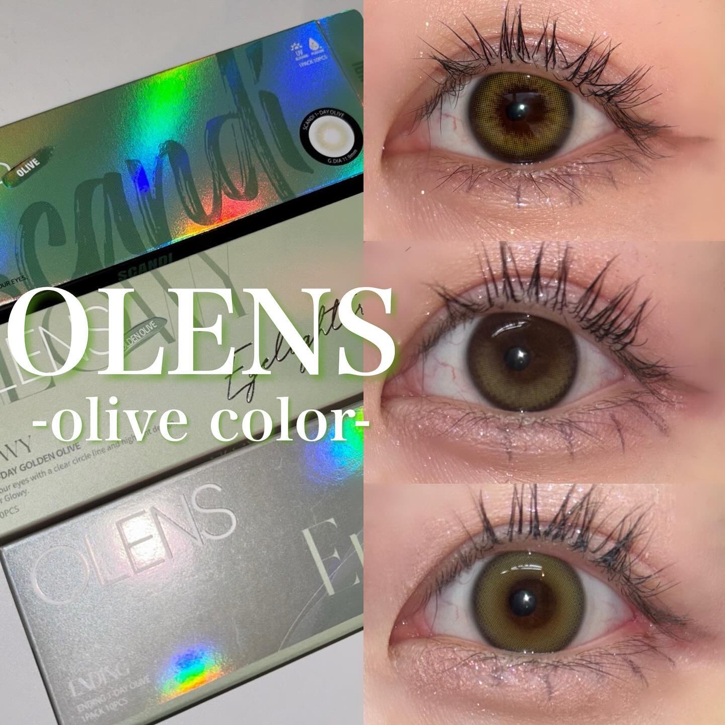 SCANDI 1day/OLENS/カラーコンタクトレンズを使ったクチコミ（1枚目）
