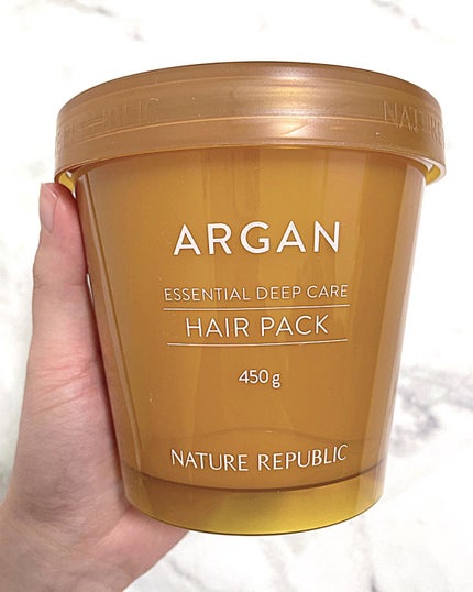 アルガンエッセンシャル ディープケアヘアパック/ネイチャーリパブリック/ヘアマスク・ヘアパックを使ったクチコミ(4枚目)