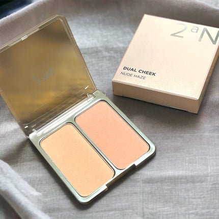 デュアルチーク 【旧】08 ヌードヘイズ/2aN/パウダーチークを使ったクチコミ(2枚目)