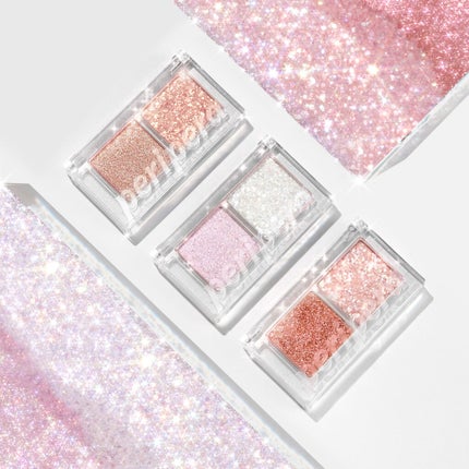 デュオ ポケット グリッター シャドウ/PERIPERA/アイシャドウパレットを使ったクチコミ(1枚目)