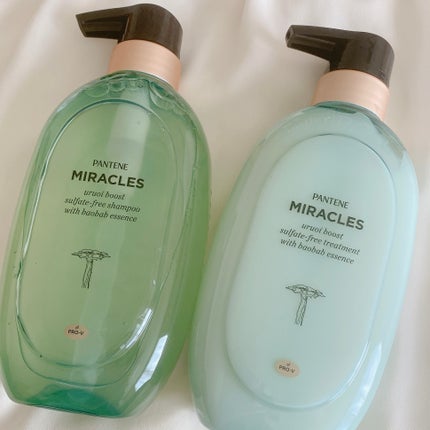 ミラクルズ うるおいブースト シャンプー/トリートメント/パンテーン/市販シャンプーを使ったクチコミ(1枚目)