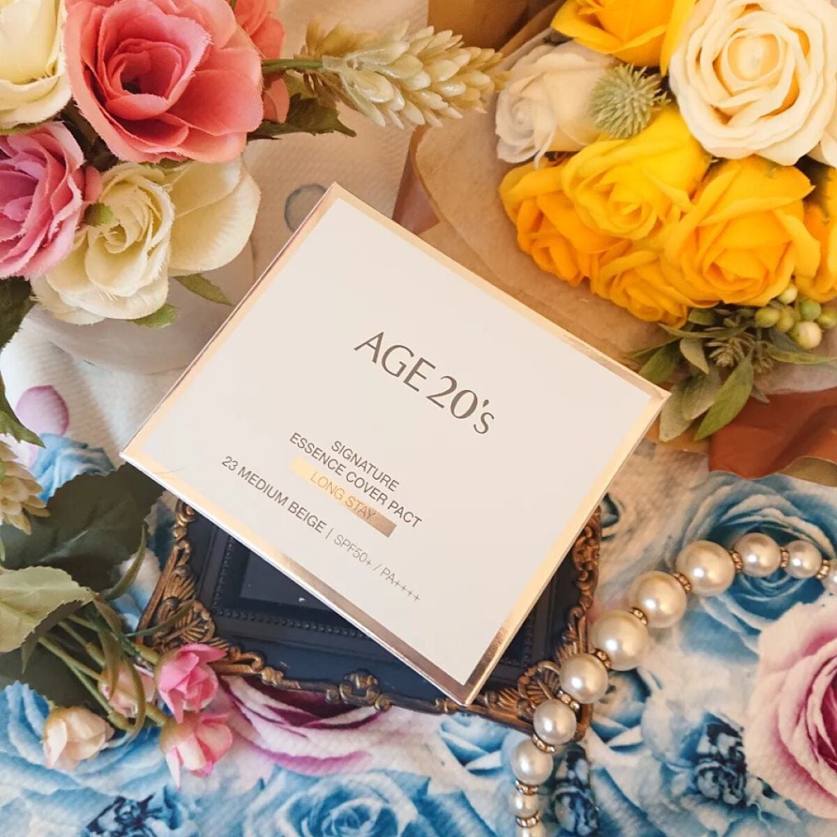 シグネチャーエッセンスカバーパクト ロングステイ/AGE20’s/クッションファンデーションを使ったクチコミ(5枚目)