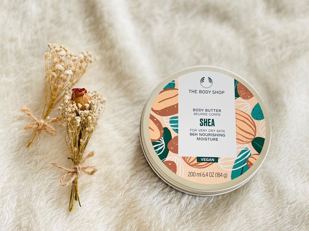 ボディバター シア/THE BODY SHOP/ボディクリームを使ったクチコミ（1枚目）