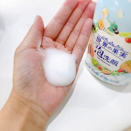 世界の果実 すっきり泡洗顔/世界の果実/泡洗顔を使ったクチコミ(4枚目)