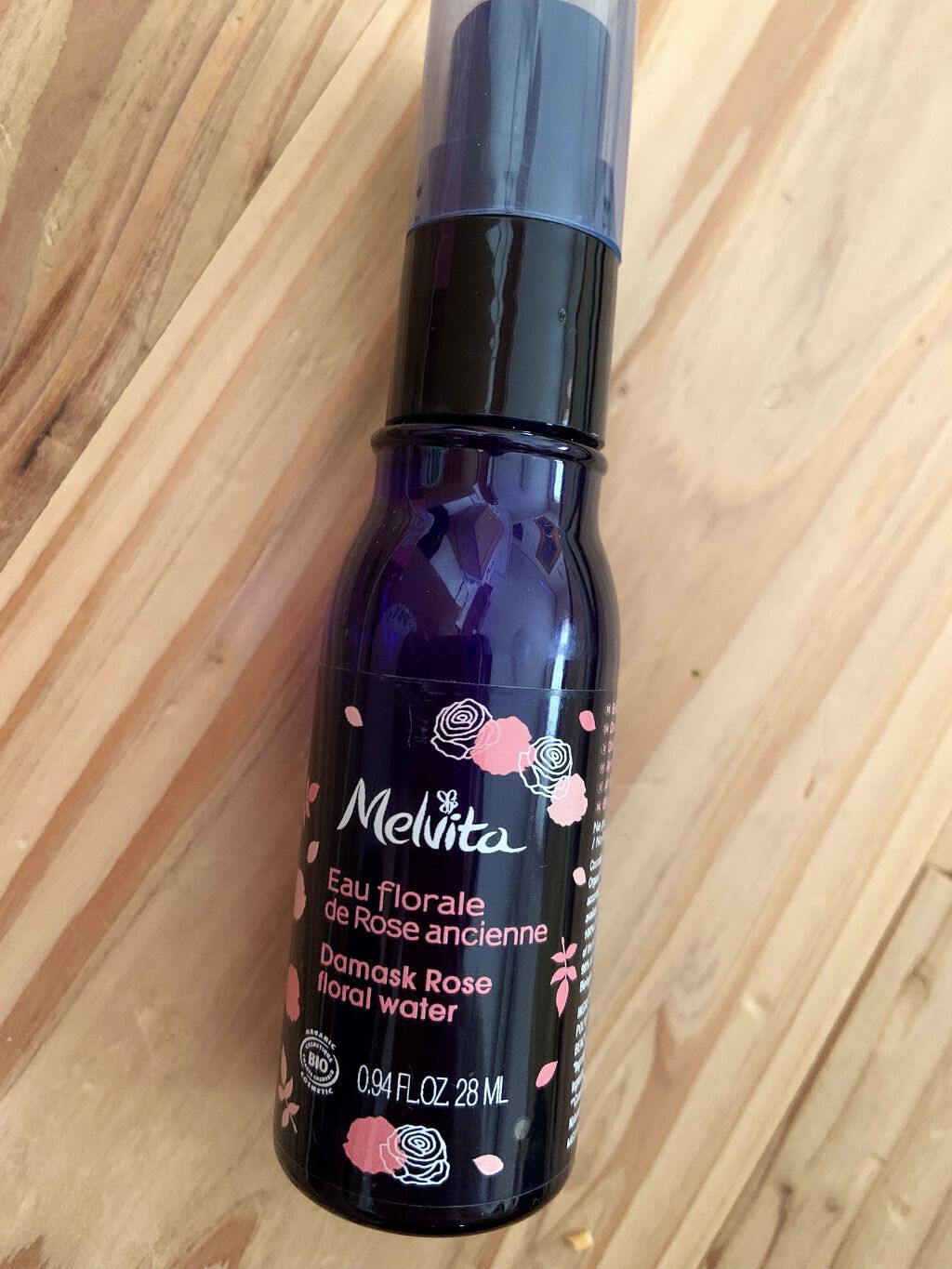 フラワーウォーター リセットミスト ローズ/Melvita/ボディローションを使ったクチコミ（1枚目）