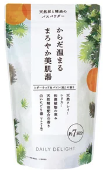 まろやか美肌バスパウダー シダーウッド＆パイン（松） L 350g（約7回分）