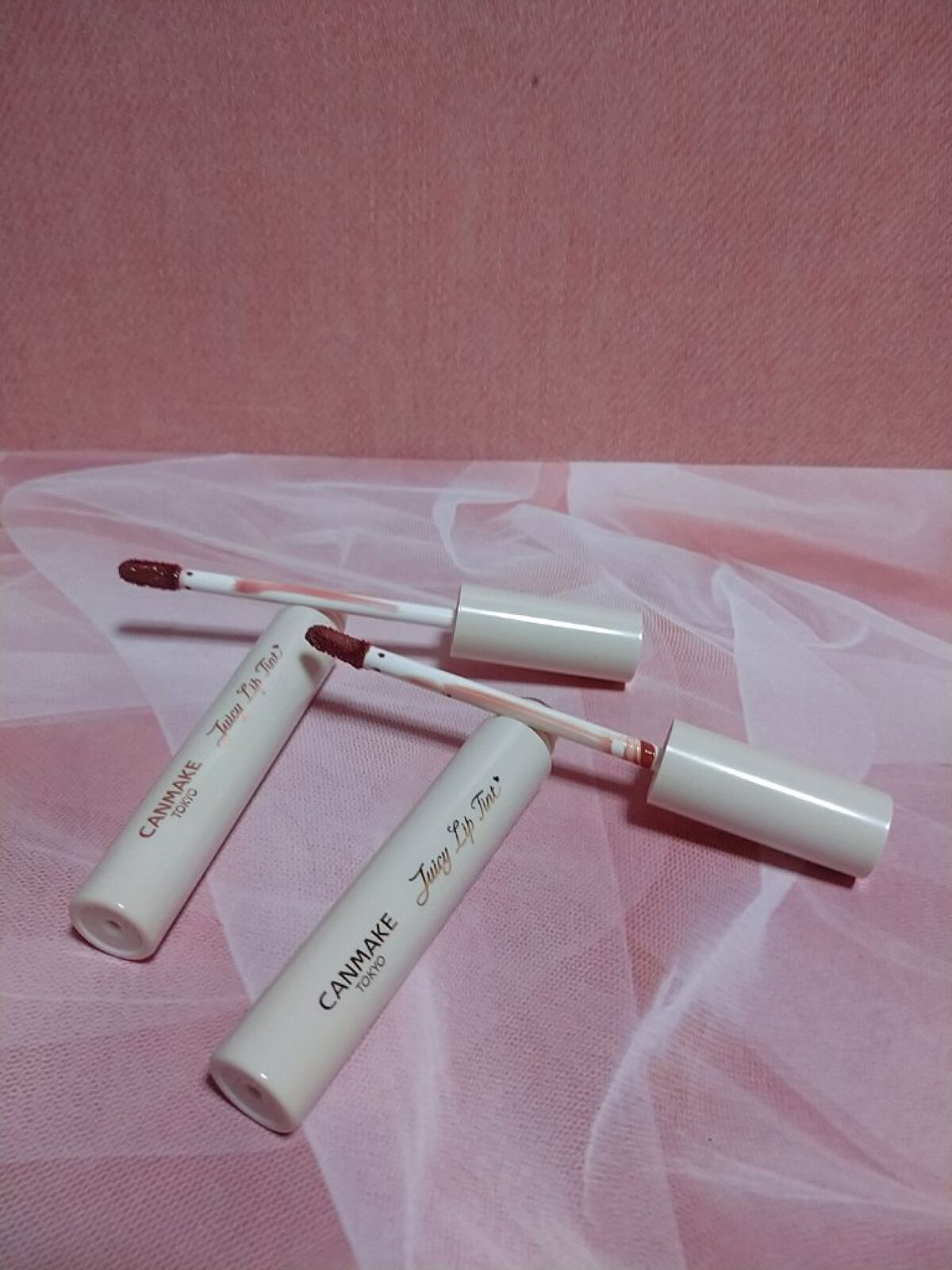 ジューシーリップティント/キャンメイク/口紅を使ったクチコミ（1枚目）