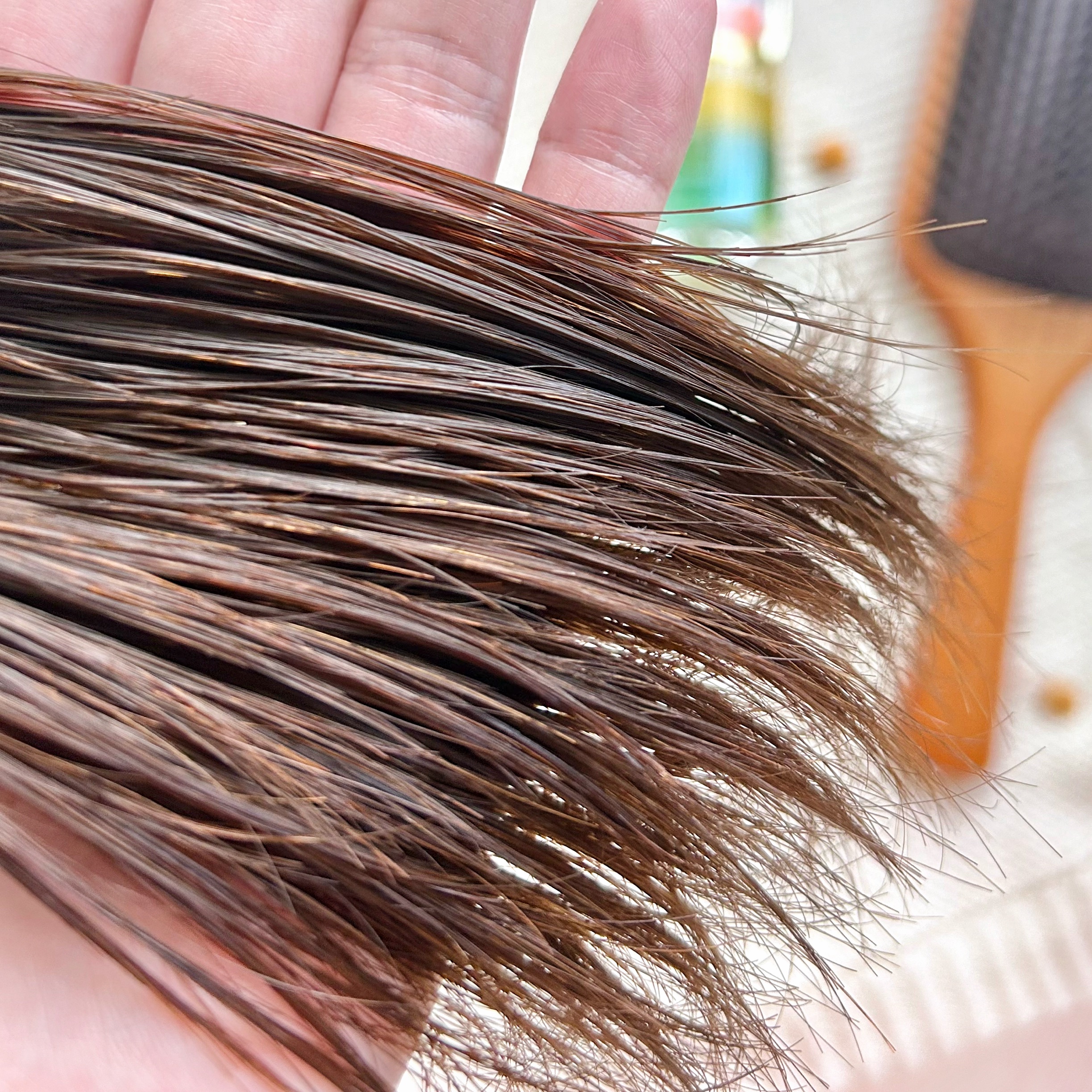 コントロールプロテイン ヘアオイル/ulumee/ヘアオイルを使ったクチコミ（3枚目）