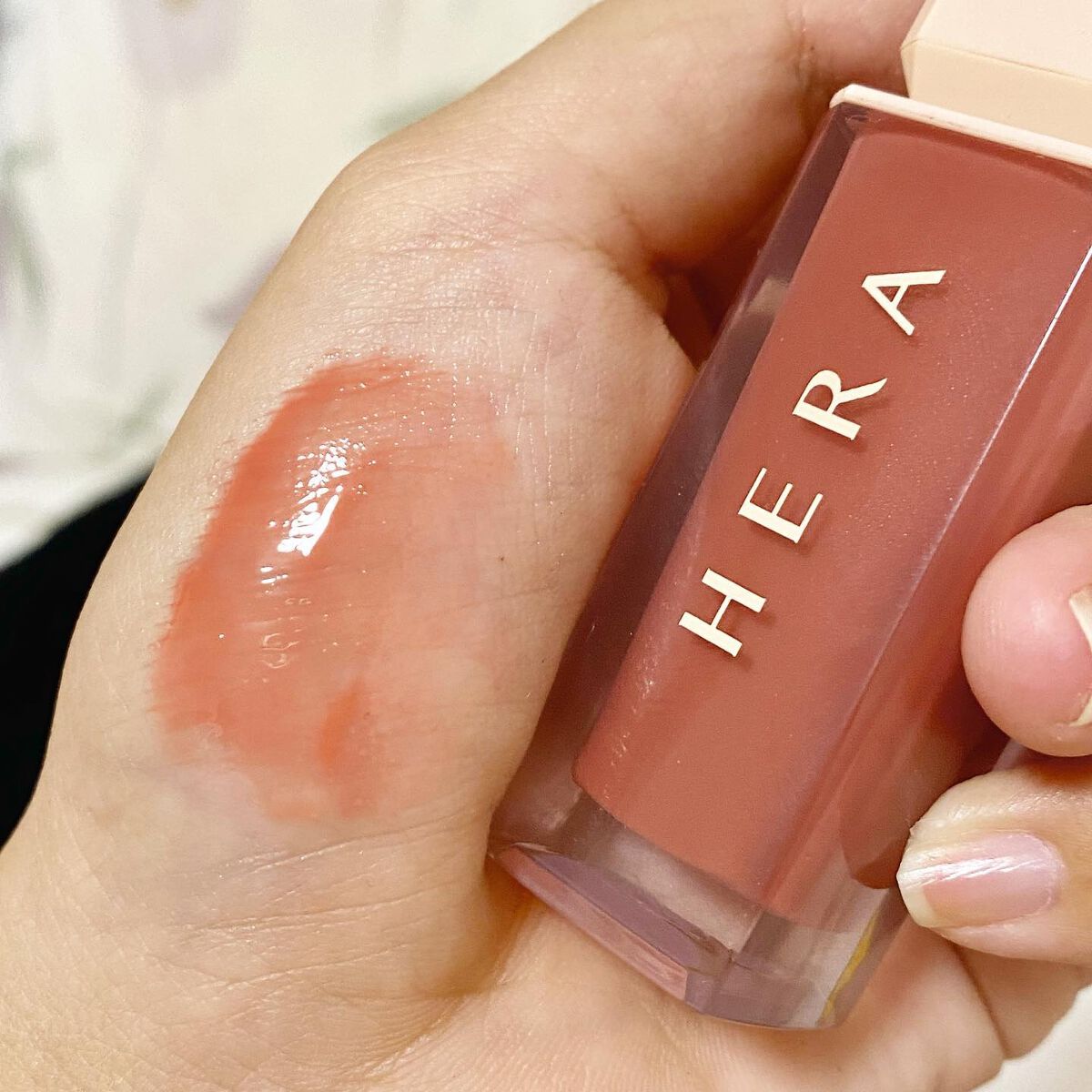 センシュアルスパイシーヌードグロス/HERA/リップグロスを使ったクチコミ(2枚目)