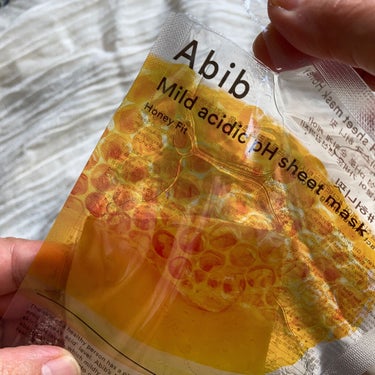 Abib  弱酸性pHシートマスク ハニーフィットのクチコミ「𓅪𓂃 𓈒𓏸
Abib(アビブ)の｢Honey Fit(ハニーフィット)｣マスク.

@abib.....」（2枚目）