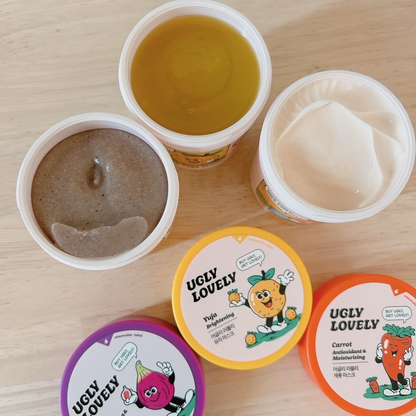 ウォッシュオフマスク ゆず/UGLY LOVELY/洗い流すパック・マスクを使ったクチコミ（2枚目）