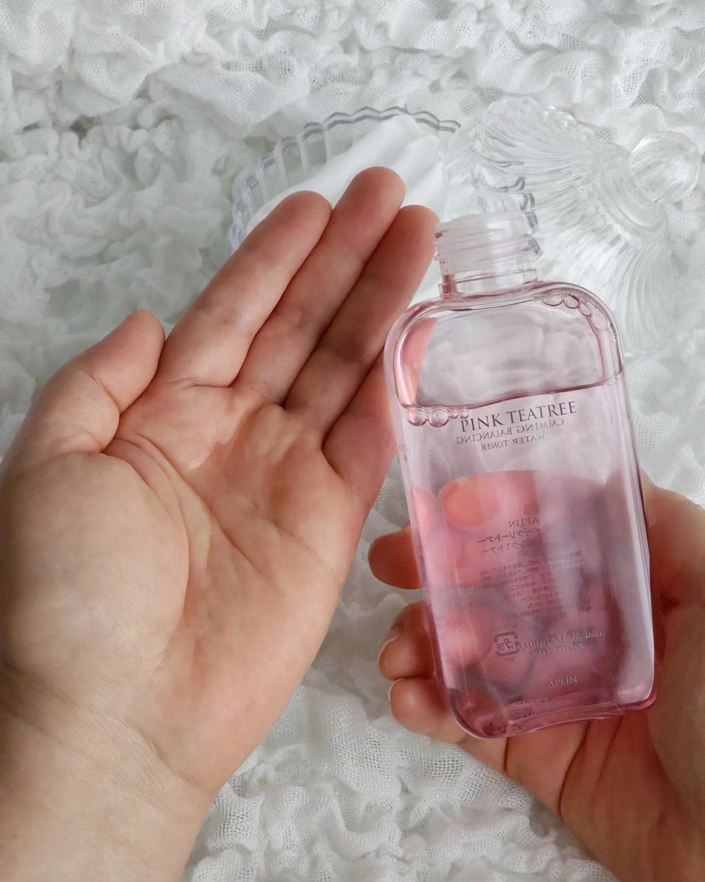 ピンクティーツリートナー/APLIN/化粧水を使ったクチコミ（2枚目）