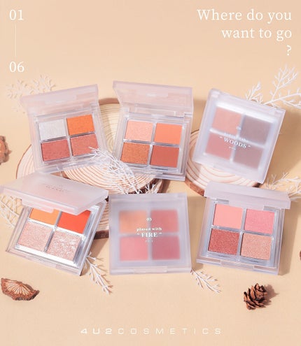 アイシャドウパレット/4U2/アイシャドウパレットを使ったクチコミ(5枚目)