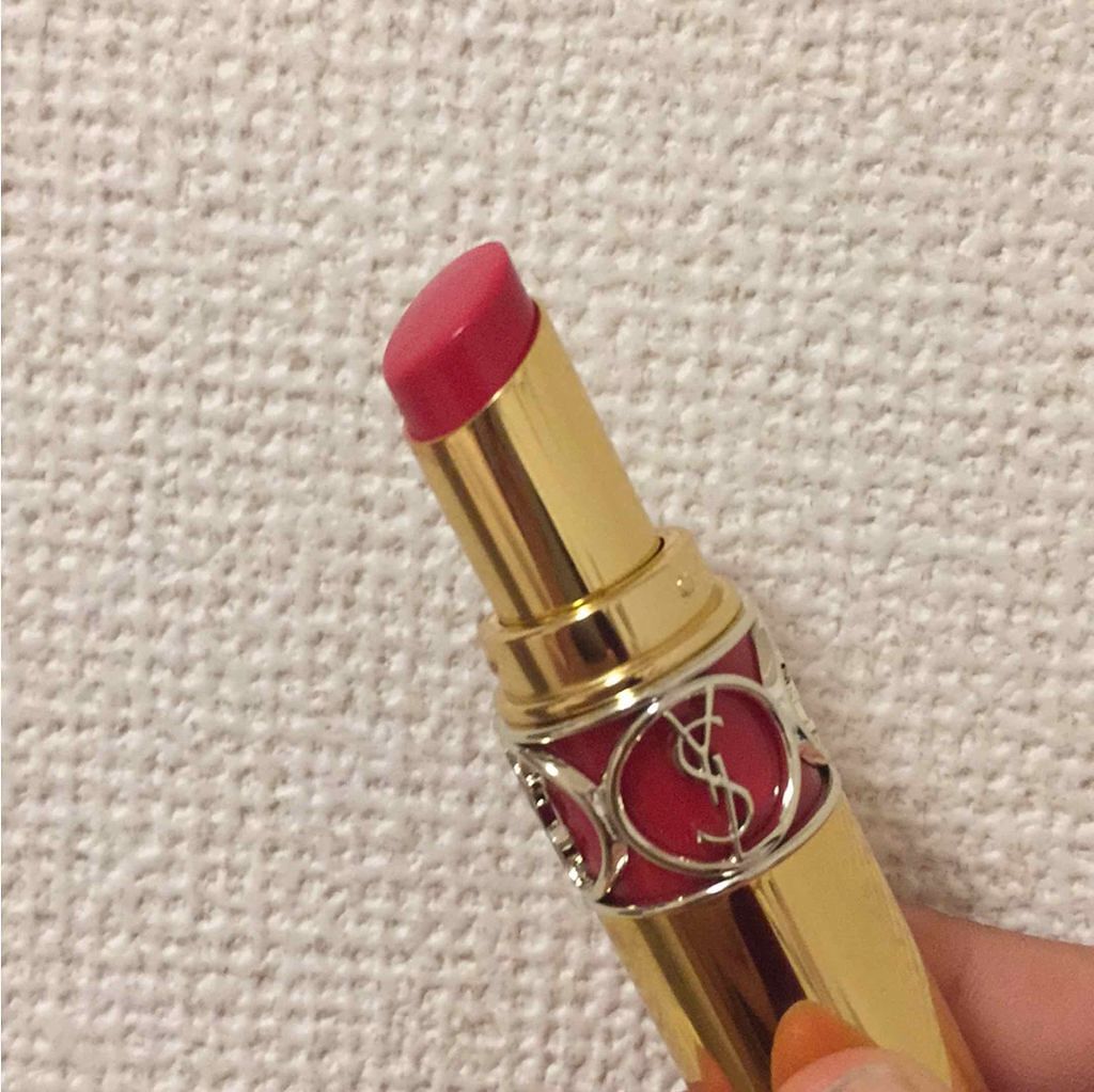 ルージュ ヴォリュプテ シャイン/YVES SAINT LAURENT BEAUTE/口紅を使ったクチコミ(2枚目)