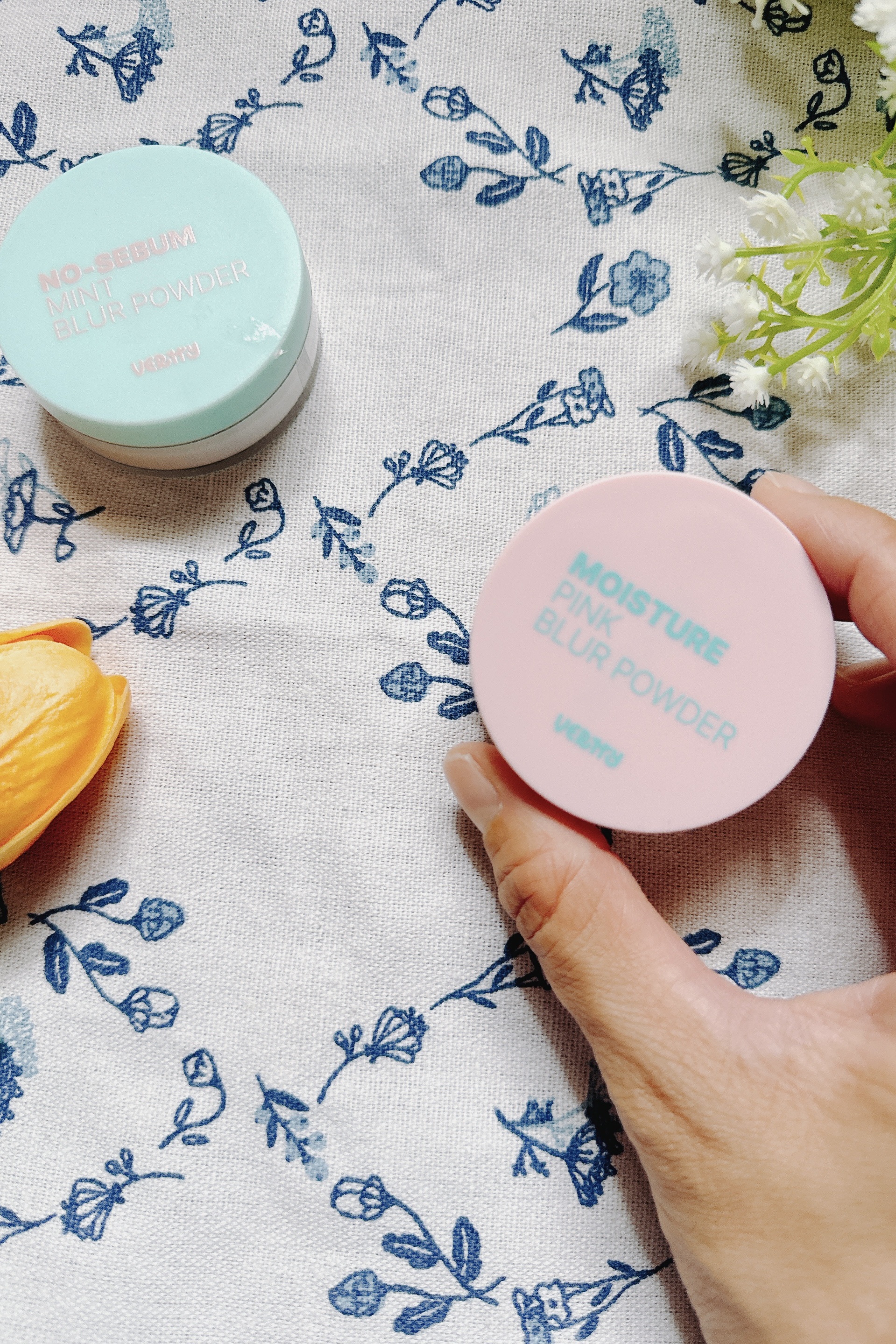 モイスチャーピンクブラーパウダー/Vertty/ルースパウダーを使ったクチコミ（3枚目）