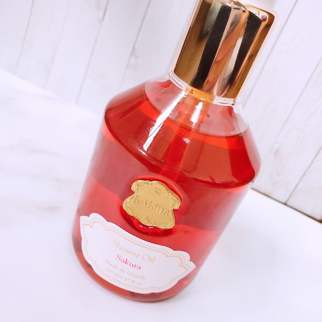 シャワーオイルサクラ/Laline/ボディソープを使ったクチコミ(1枚目)