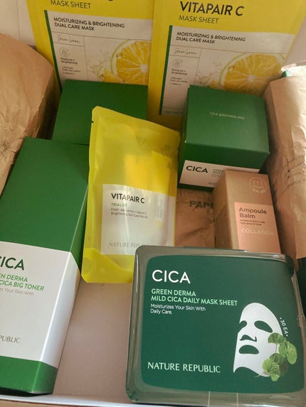 グリーン ダーマ マイルド クリーム/ネイチャーリパブリック/フェイスクリームを使ったクチコミ(2枚目)