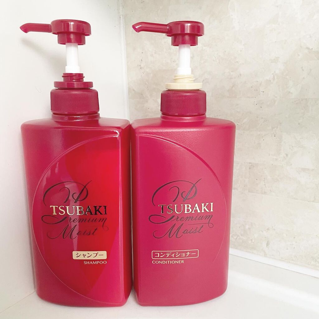 プレミアムモイスト シャンプー/ヘアコンディショナー/TSUBAKI/市販シャンプーを使ったクチコミ(2枚目)