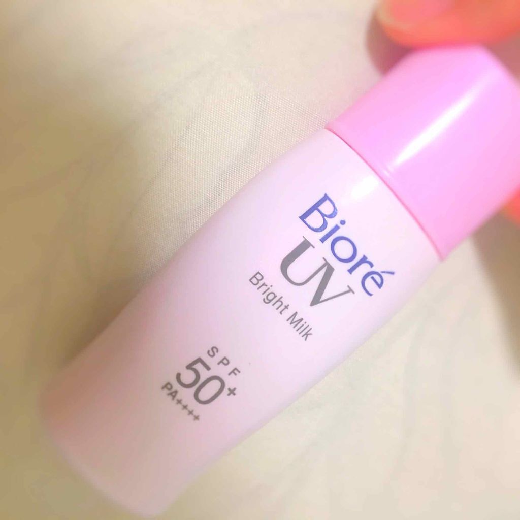 ビオレUV さらさらブライトミルク SPF50+/ビオレ/日焼け止めミルクを使ったクチコミ（1枚目）