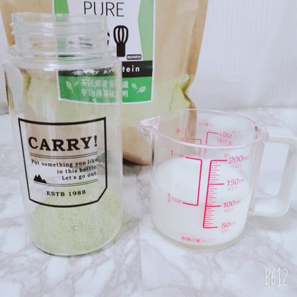MATCHA PURE(プロテインパウダー)/ピュアパートナー/ソイプロテインを使ったクチコミ(2枚目)