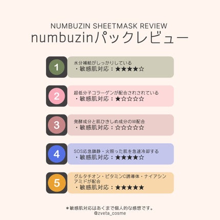 2番 うるもち65%コラーゲンシートマスク/numbuzin/シートマスク・パックを使ったクチコミ(2枚目)