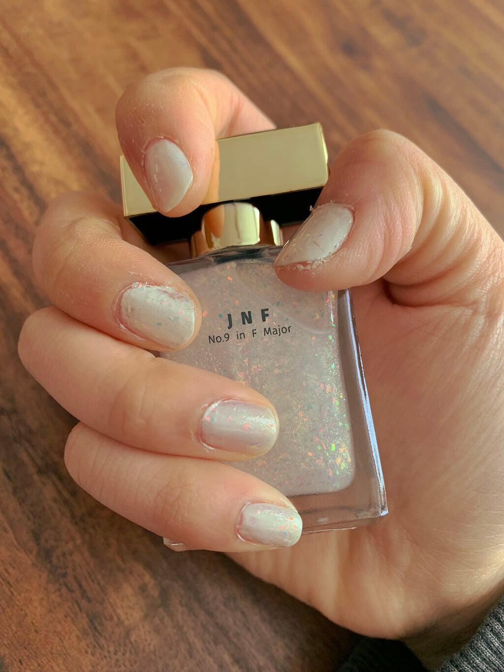 グレイズドフレグランスネイル/JNF/マニキュアを使ったクチコミ(3枚目)