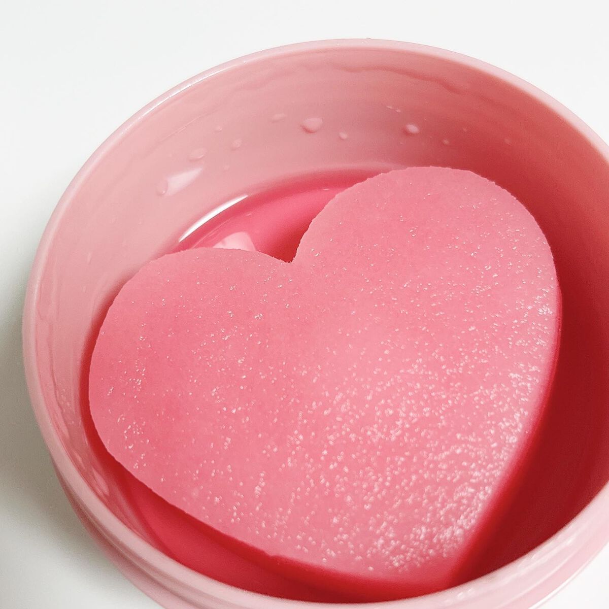 LOVEY-DOVEY モイスチャーハートパッチ/SS/SS(スッ)/シートマスク・パックを使ったクチコミ（3枚目）