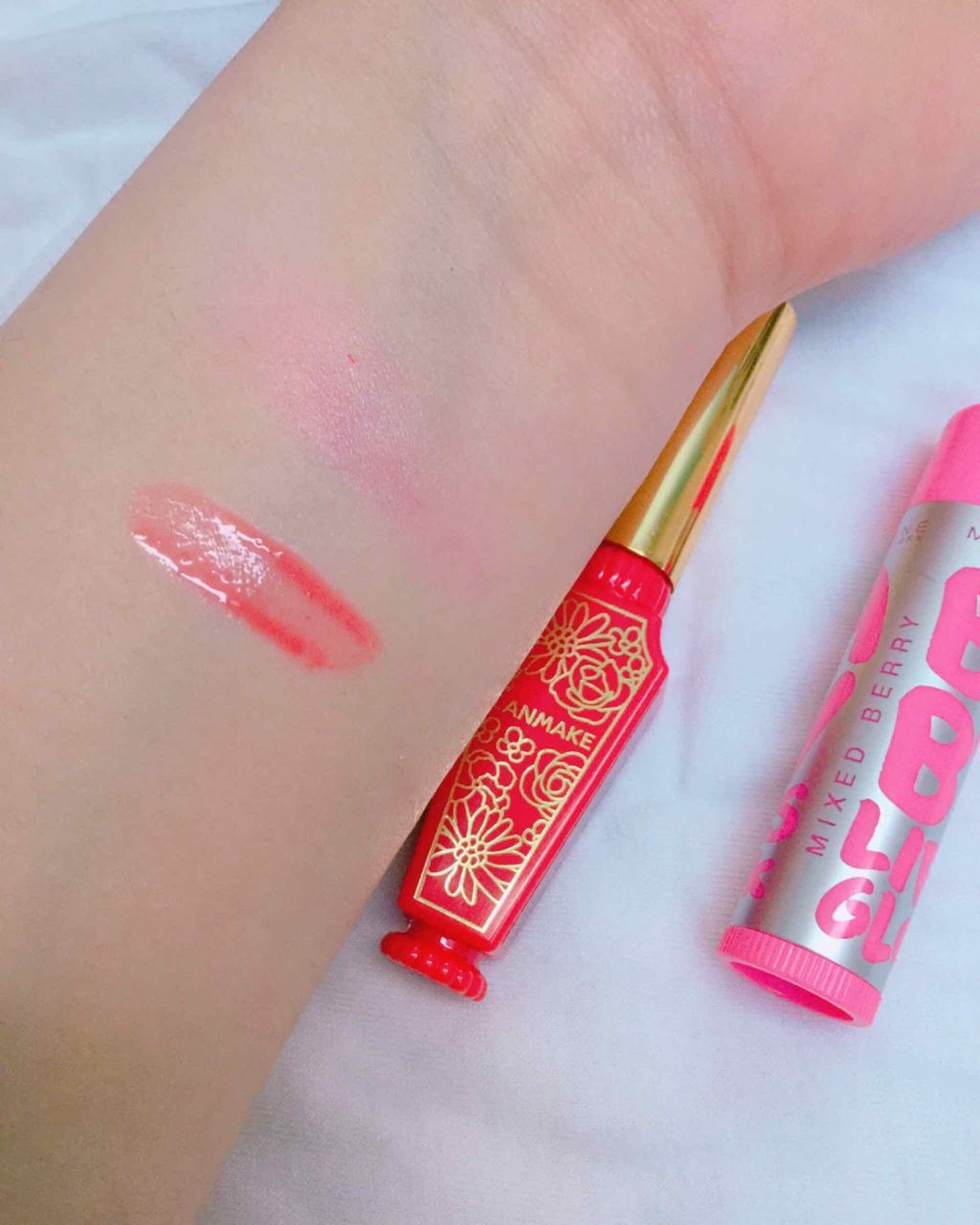 リップティントシロップ/キャンメイク/リップティントを使ったクチコミ（3枚目）