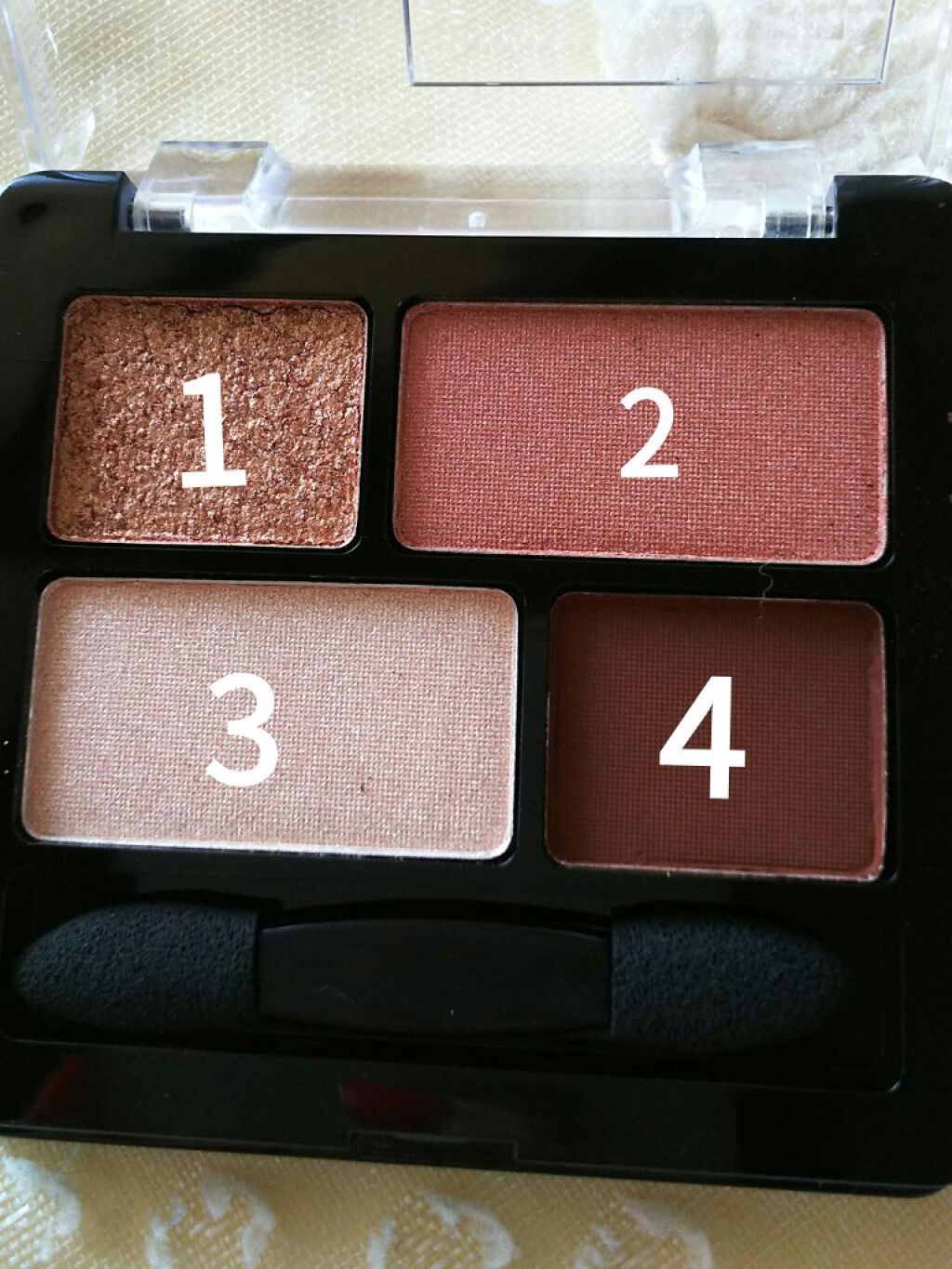 リラクシーアイシャドウ/GENE TOKYO/アイシャドウパレットを使ったクチコミ(2枚目)