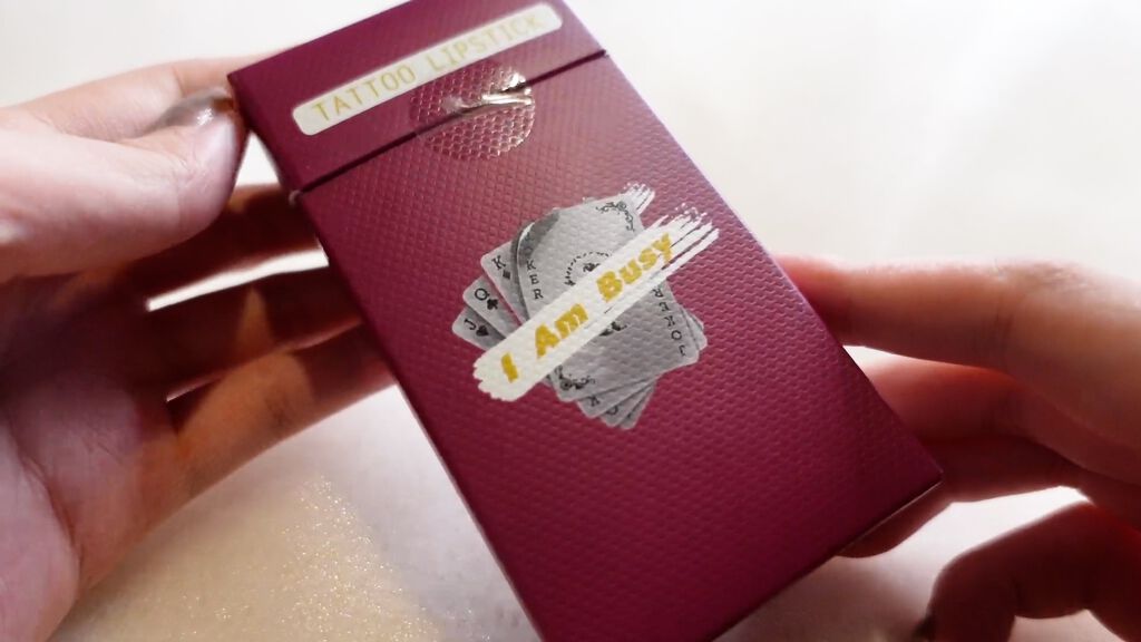 シガレット リキッドティント ianbusy/FOMOMY/リップティントを使ったクチコミ（2枚目）