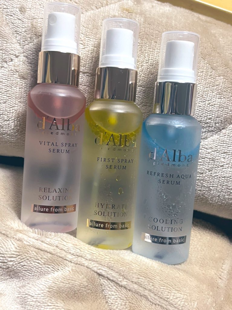 ダルバ ホワイトトリュフファーストスプレーセラム/ダルバ/ミスト状化粧水を使ったクチコミ（2枚目）