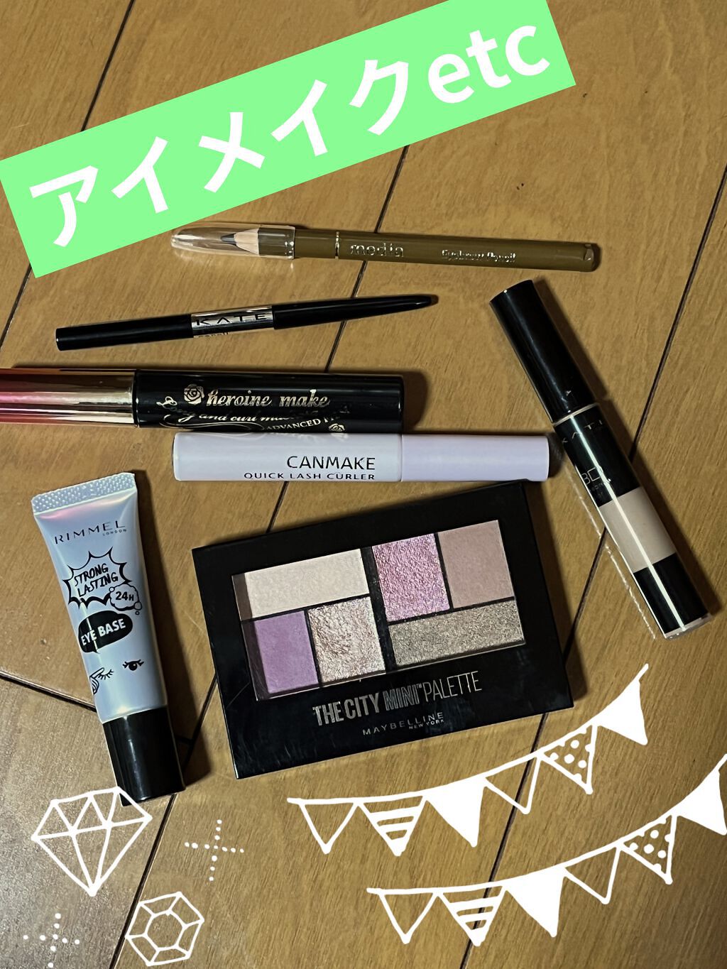 シティミニパレット PK-2 ウェストサイドローズ/MAYBELLINE NEW YORK/アイシャドウパレットを使ったクチコミ（2枚目）