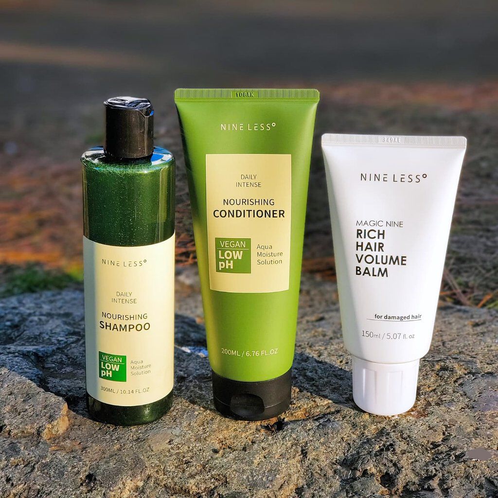 NINELESS RICH HAIR VOLUME BALMのクチコミ「【NINELESS】シャンコン＆トリートメント 

NINELESSさんのレビュアーイベントに.....」（1枚目）