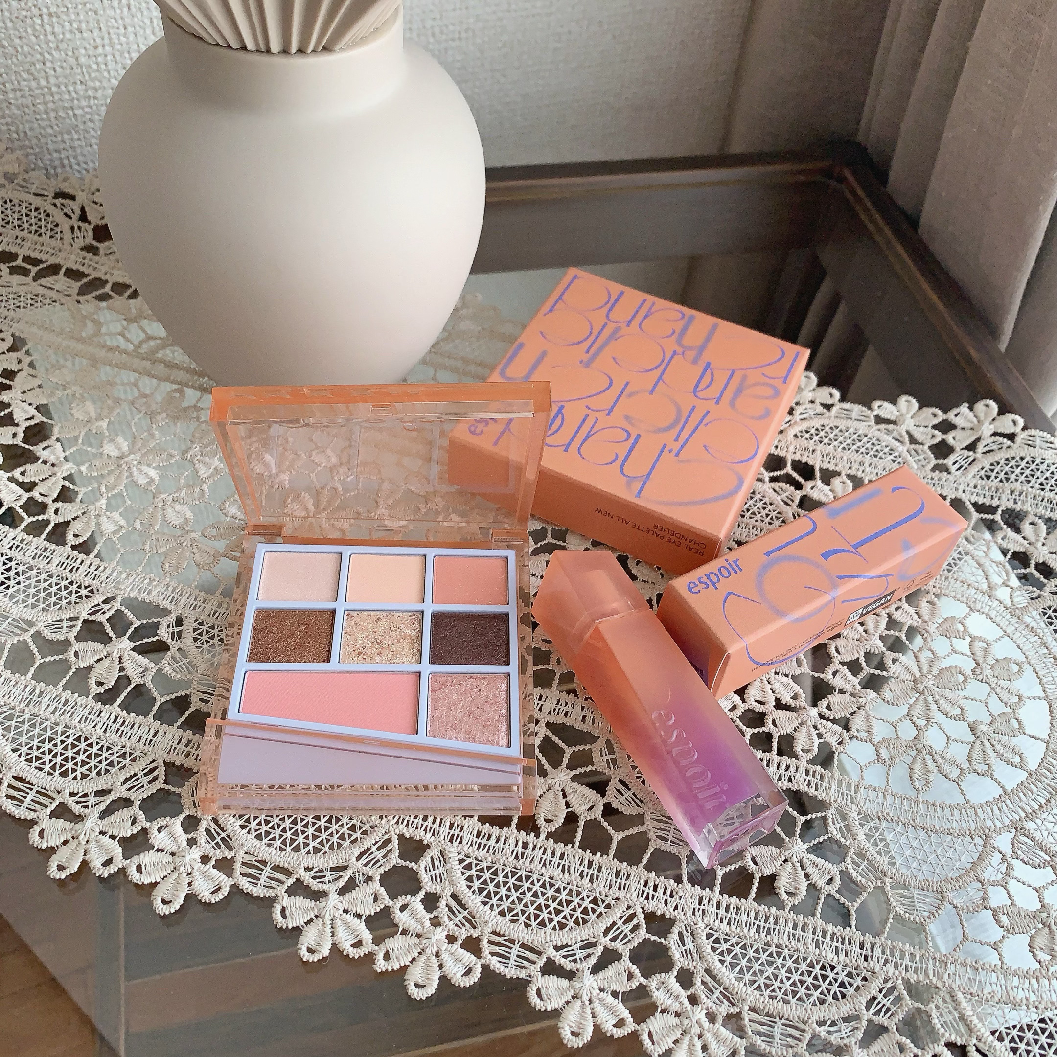 シャンデリアエディション(アイシャドウ/リップグロス) リップグロス　グレイシア(シャンデリア)/espoir/メイクアップキットを使ったクチコミ（1枚目）