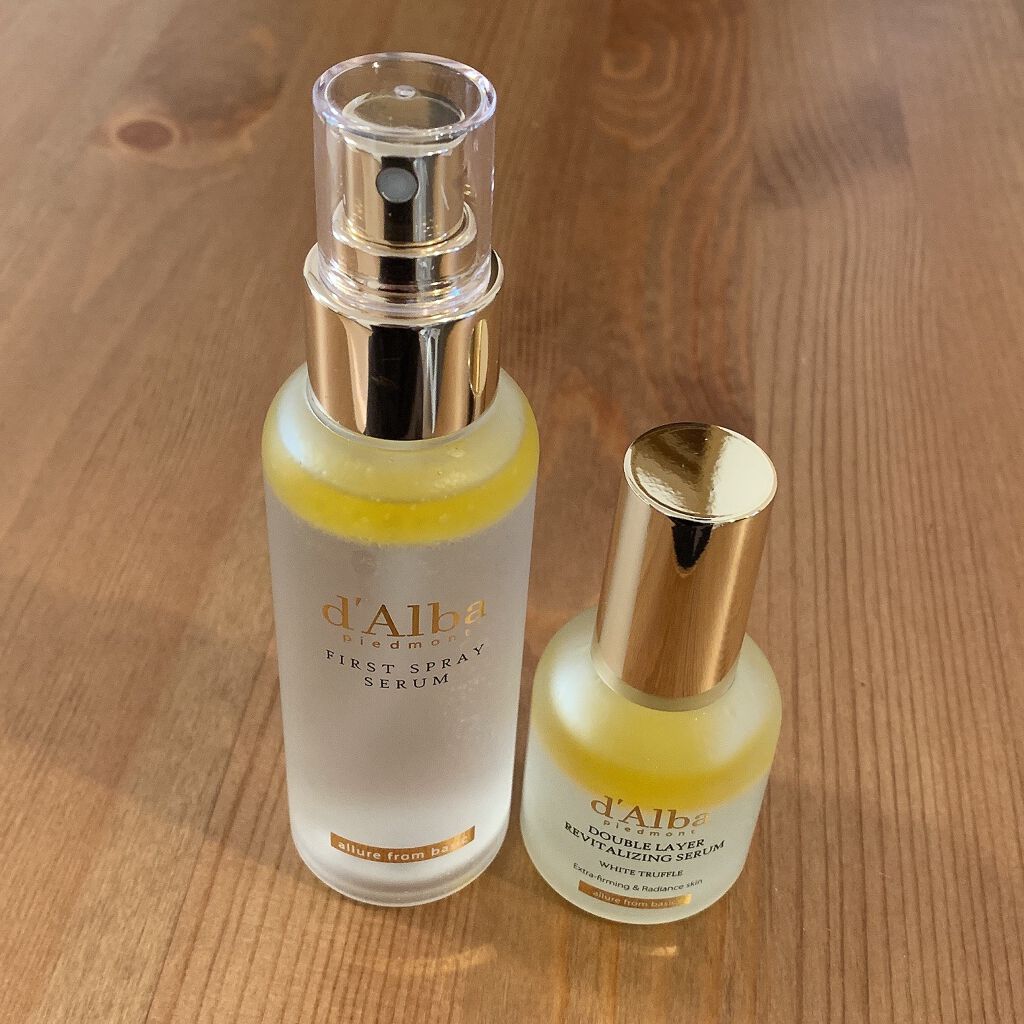 ダルバ ホワイトトリュフファーストスプレーセラム/ダルバ/ミスト状化粧水を使ったクチコミ(2枚目)